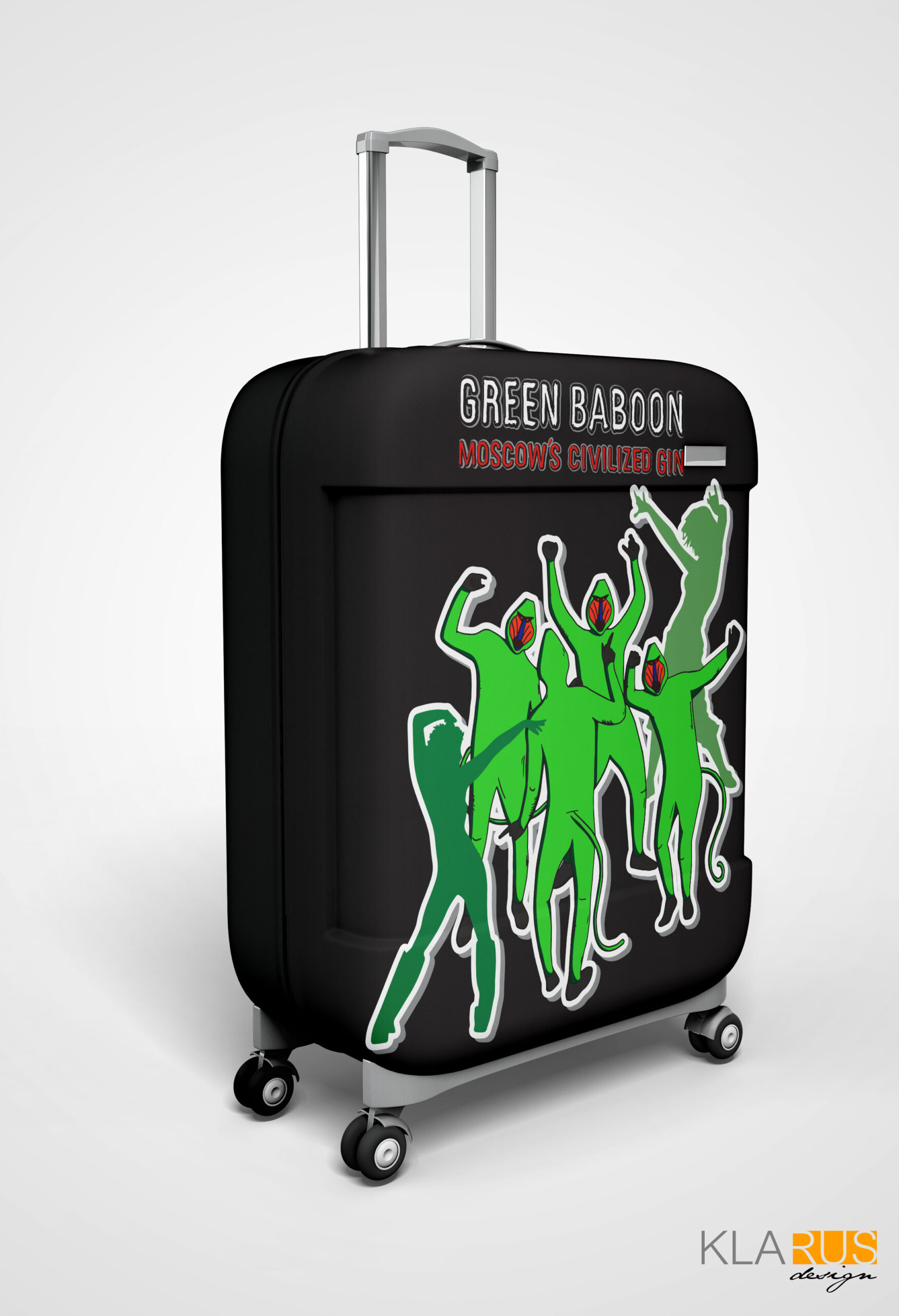 Чехол на чемодан для бренда Green Baboon 3