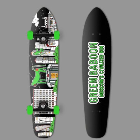 Дизайн лонгборда для Green Baboon 2