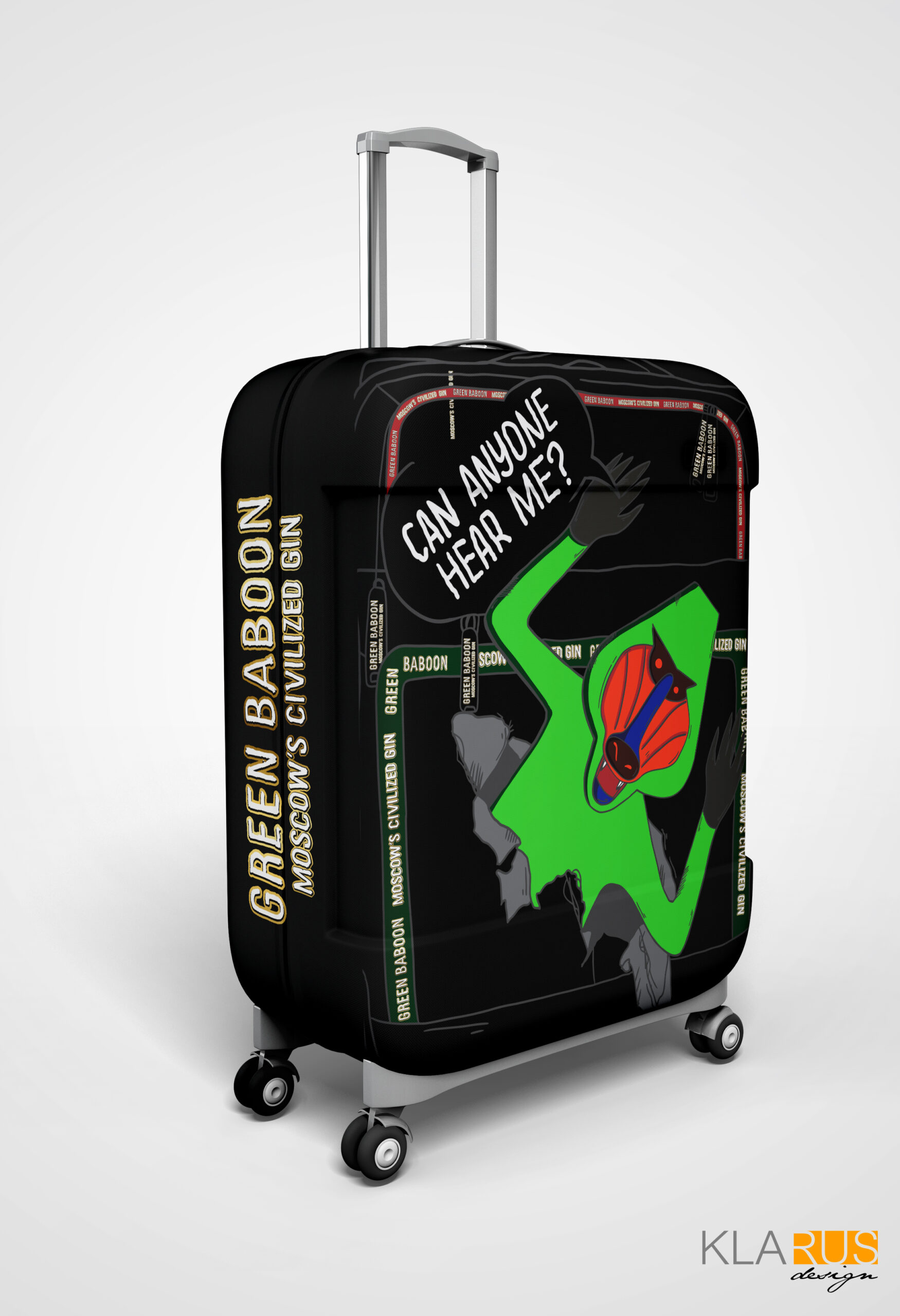 Чехол на чемодан для бренда Green Baboon 4