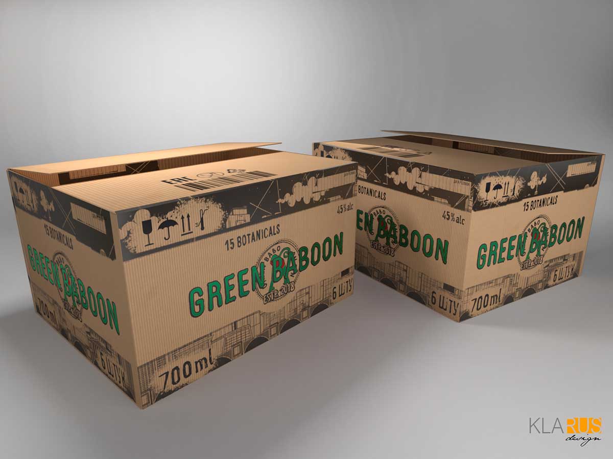 Гофрокороб Green Baboon 2