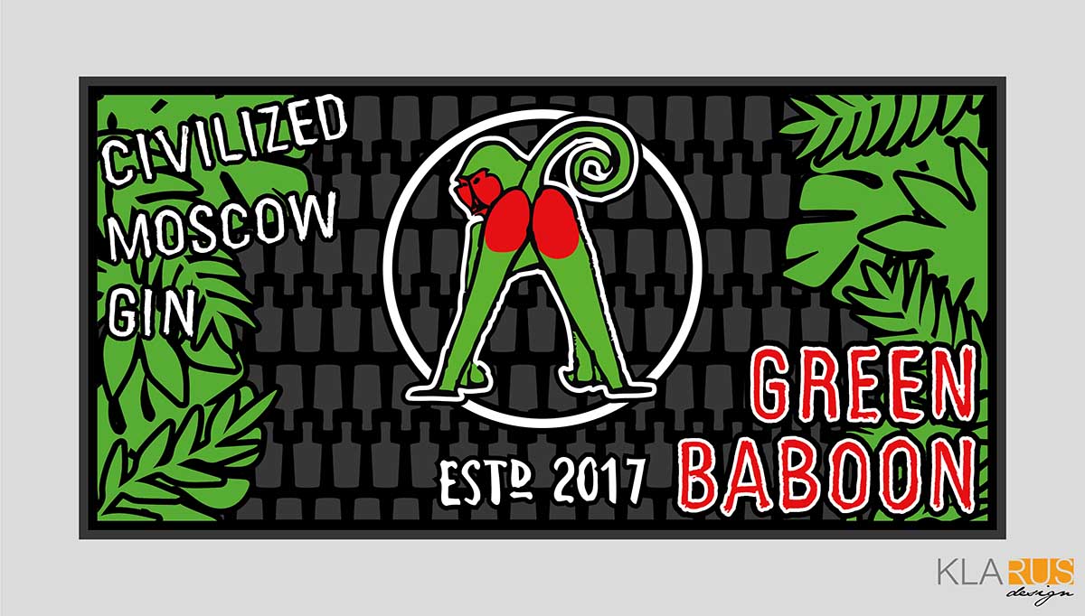 Барный коврик для Green Baboon 3